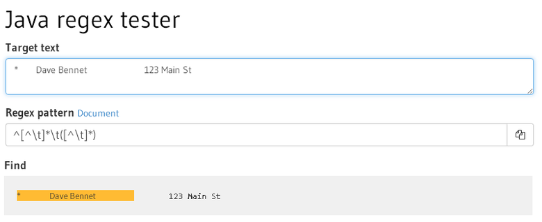 Regular Expression To Parse Addressee